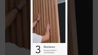 Raumteiler Trennwand Montage AXORA home DIY Bausatz diy roomdivider interiordesign homedecor [upl. by Suolekcin]