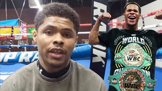 Shakur Stevenson Reacts to Devin Haney BREAKING Floyd Mayweather Compubox vs Regis Prograis [upl. by Edan]