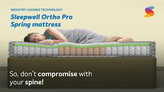 Sleepwell Ortho Pro Spring Mattress [upl. by Meean]