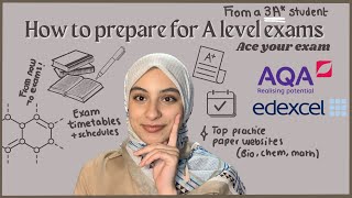 HOW TO PREPARE FOR A LEVEL EXAMS IN MARCH FROM A 3A STUDENT making your exam timetable  preparing [upl. by Ecadnac]