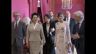 Chinese First Lady Peng Liyuan Visits Teatro Real in Madrid [upl. by Palmer]