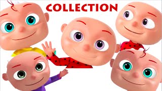 Five Little Babies Collection  Nursery Rhymes Collection  Cartoon Animation Kids Songs [upl. by Rehposirhc]