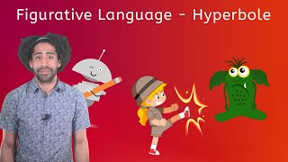 Figurative Language  Hyperbole  Language Skills 6th for Kids [upl. by Bennink]