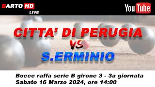 Città di Perugia  SErminio  Bocce raffa serie B girone 3  3a giornata [upl. by Aleakcim339]