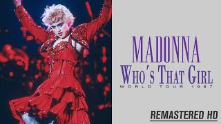 Madonna  Whos That Girl Tour Live from Tokyo Japan  1987 DVD Full Show Remastered HD [upl. by Nairadas]