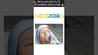 🤔HOW TO DO RHINOPLASTY PROCEDURE nursingstudent norcet nursingofficer nursingcollege nursing [upl. by Renata884]