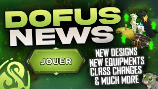 DOFUS NEWS  HUGE CHANGES FOR RUSHING amp THEORYCRAFTING IN UNITY30 [upl. by Aredna]