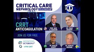 CRRT Anticoagulation webinar [upl. by Weitman]