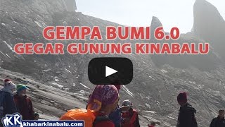 Earthquake  Gempa Bumi Gunung Kinabalu Sabah 5 Jun 2015 [upl. by Portwin929]