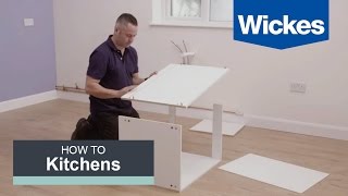 How to Build a Kitchen Cabinet with Wickes [upl. by Proudlove]