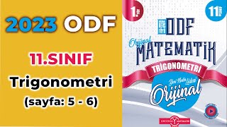 Trigonometri 01  Açı ve Açı Ölçü Birimleri  11SINIF MATEMATİK ODF  Orijinal Matematik [upl. by Eillat]