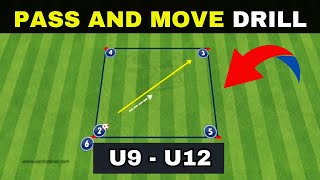 quotYouth Soccer Passing Perfection  U9U12 Pass amp Move Drillquot [upl. by Gallard]