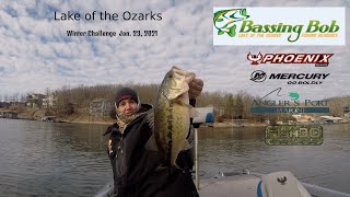 Super Cold Water Bass Fishing in the Bassing Bob Winter Challenge Vlog 1232021 [upl. by Anasus]