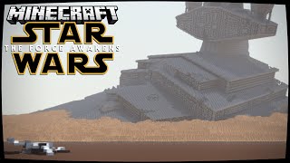 Recreating The STAR DESTROYER In Minecraft  Star Wars The Force Awakens [upl. by Rodolphe631]