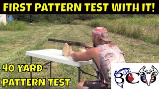 patterning the weatherby orion 20 gauge stock choke with tss  bco review [upl. by Doolittle622]