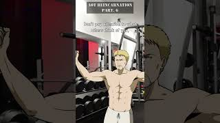 AOT ReincarnationReiner and Bertolt fitness influencers attackontitan reinerbraun bertolthoover [upl. by Eisej]