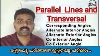 Parallel Lines and Transversal  Basic Maths [upl. by Kim]