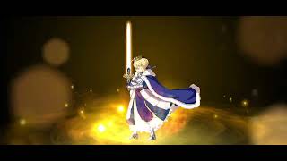 Artoria first turn double cast ft appended skills [upl. by Eilrac]