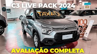 AVALIAÇÃO CITROEN C3 LIVE PACK 2024  VALE A PENA [upl. by Odlopoel793]