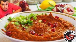 Мхаммара Muhammara  вкуснейший соусдип из печеного перца с грецкими орехами И отчет по перцам [upl. by Laemaj]