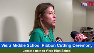 Watch Live Ribbon Cutting Ceremony for Viera Middle School Happening Now Brevard Newest School [upl. by Zubkoff306]