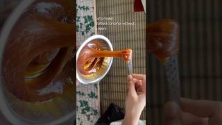 Salted caramel with milk 💗saltedcaramel bestvideo caramelrecipeeasy easycaramel sweet foodie [upl. by Kopaz739]