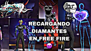 RECARGANDO DIAMANTES EN FREEFIRE 👹 freefireviralgaming [upl. by Nafri]