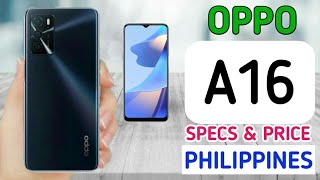 OPPO A16 Specs Features amp Price in Philippines [upl. by Alicea106]