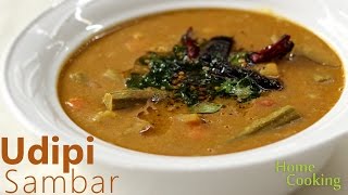 Udupi Style Sambar  Sambar Recipe [upl. by Nas890]