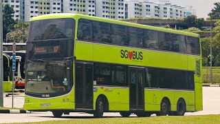 RETIRED SBS7441R 117  SBS TRANSIT VOLVO B9TL CDGE Voith DIWA 8645 [upl. by Anaynek552]