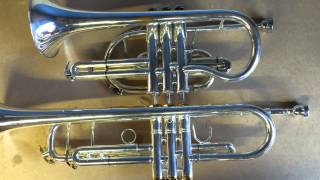 Trumpet vs Cornet  discussion and demonstration [upl. by Nnylarat]