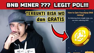 LEGIT POL Cara Mining BNB Gratis Terbukti Bisa Withdraw Tanpa Deposit [upl. by Yentruocal]