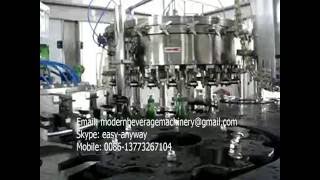 Perrier sparkling water filling production line Carbonated water filling machine [upl. by Etan381]