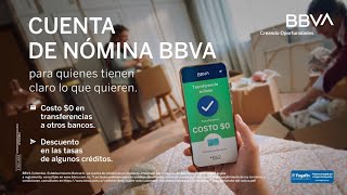 La Cuenta de Nómina BBVA es para los que tienen claro lo que quieren [upl. by Akenat]