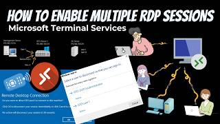 Configure RDP for Multiple Users with Terminal Services [upl. by Ynohtnad]