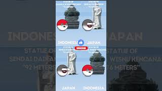 The Largest Statues Of The Countries 💀 countryball [upl. by Aratehs]