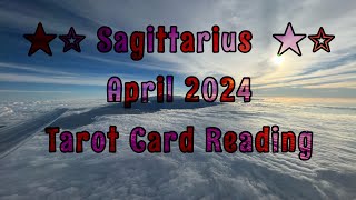 Sagittarius April 2024 Next Challenge Recognize the Gift in the Now Tarot Card Reading [upl. by Eskil]