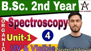 BSc 2nd Year Organic Chemistry  Spectroscopy  UV amp Visible Chromophore and Auxochrome Lec  4 [upl. by Glynas]