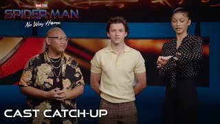 SPIDERMAN NO WAY HOME  Cast CatchUp [upl. by Osrick950]