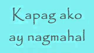 Kapag ako ay nagmahal Jolina Magdangal w LYRICS HIGH QUALITY YouTube [upl. by Attenreb]