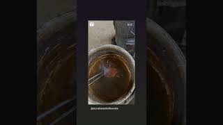 Annealing a copper bowl forging forge copper bowl create blacksmith whitesmith make [upl. by Dlarrej]