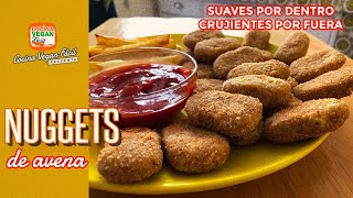 Nuggets de avena suaves por dentro y crujientes por fuera ¡Sencillísimos Cocina Vegan Fácil [upl. by Llewon821]