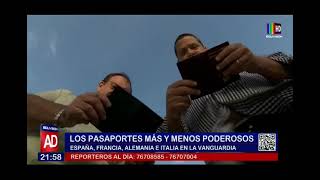 Conoce los pasaportes más poderosos [upl. by Ecirtram]