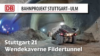 Wendekaverne Fildertunnel Stuttgart 21 [upl. by Oiramed]