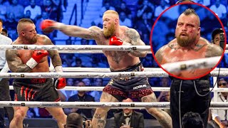 EDDIE HALL VS THOR THE MOUNTAIN BJORNSSON  FULL FIGHT HIGHLIGHTS [upl. by Estel]