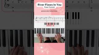 River Flows In You Part 3  Easy Piano Tutorial shorts piano musiclessons riverflowsinyou [upl. by Friedrich2]