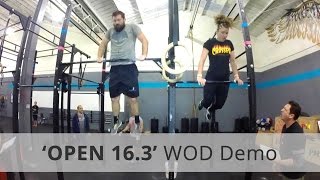 CrossFit quotOPEN 163quot WOD Demo amp Workout Tips  82 Reps Rx [upl. by Plath]