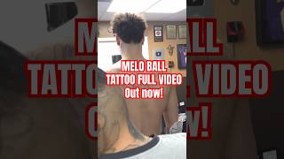 LaMelo Ball Tattoo Session Shorts LameloBall MeloBall Tattoo [upl. by Ainahs]