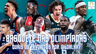 QUAIS OS FAVORITOS NO BASQUETE DAS OLIMPÍADAS l PARIS 2024 [upl. by Margreta]