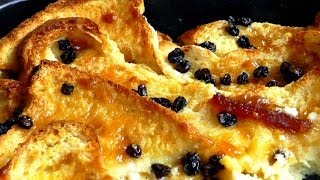 Christmas BREAD BUTTER PUDDING recipe  How to Make [upl. by Nnayelhsa]